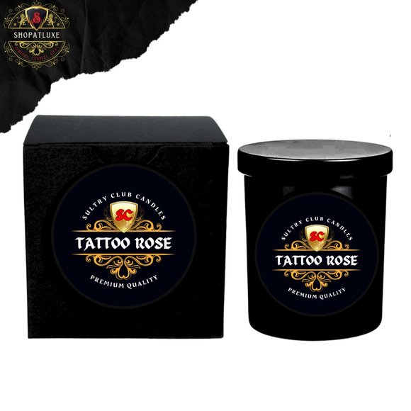 TATTOO ROSE LUXURY Candle - Picture 1 of 2